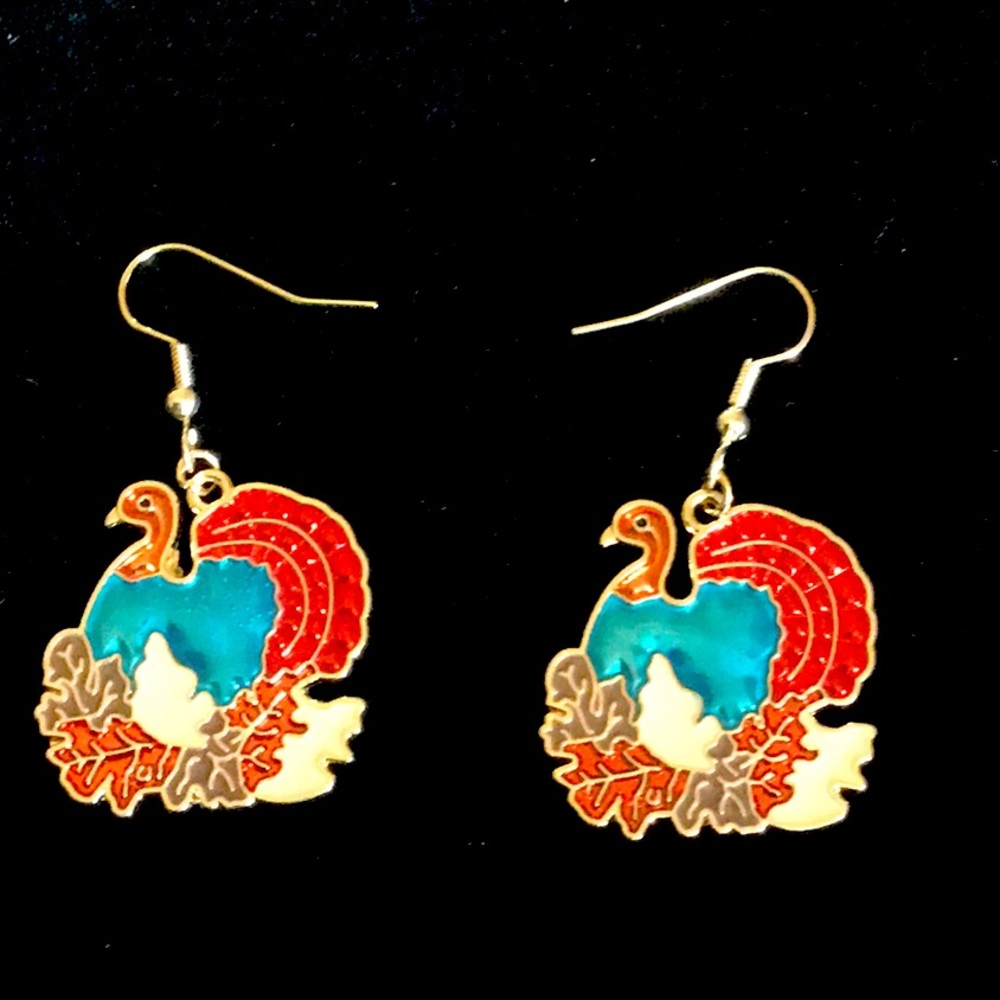 THANKSGIVING TURKEY EARRINGS